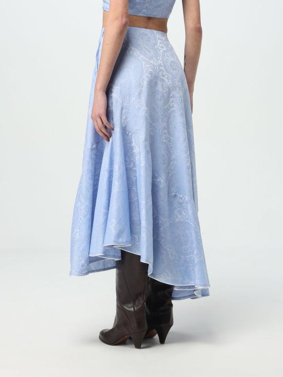 25FW 에트로 롱 스커트 WRFA0095AK763 X0888 Blue - ETRO