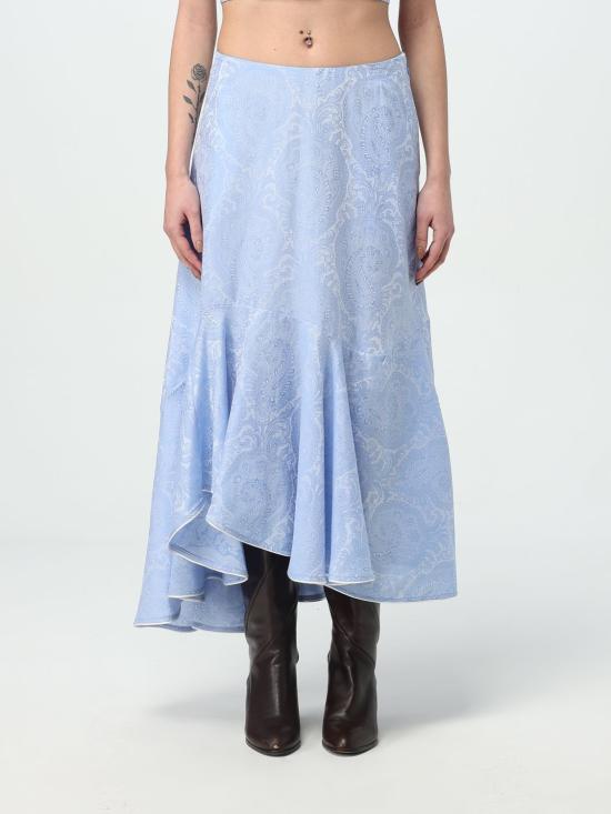 25FW 에트로 롱 스커트 WRFA0095AK763 X0888 Blue