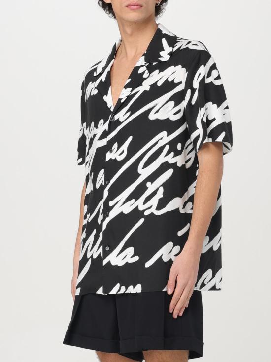 25SS 발망 반팔 셔츠 EH1HN065VH47 EAB Black - BALMAIN