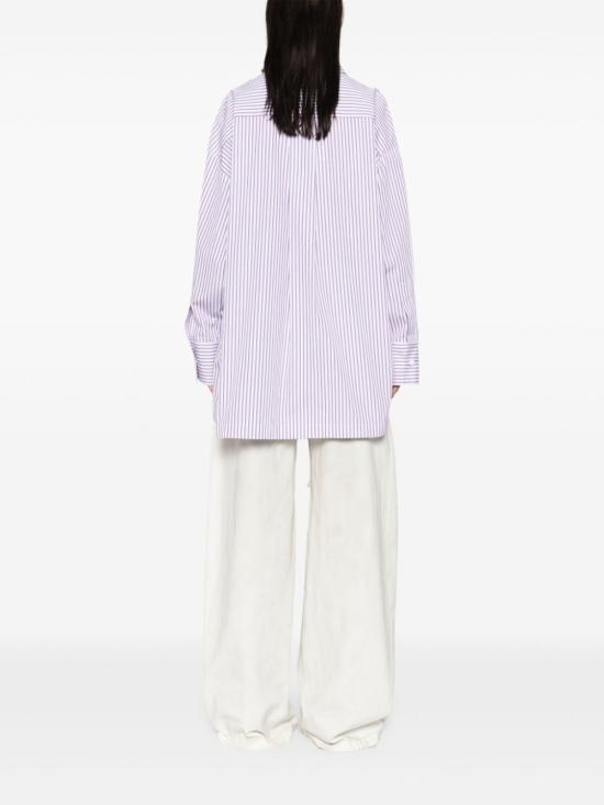 25SS 디 아티코 셔츠 250WCH00004 CCC054AA871 White purple - THE ATTICO