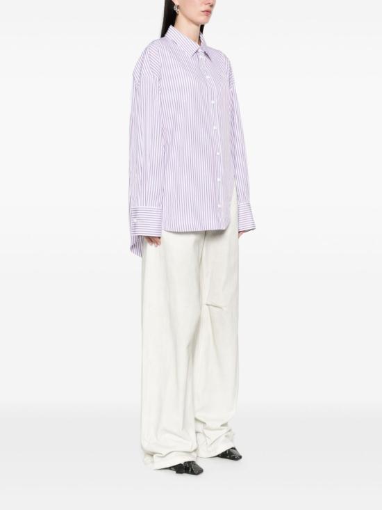 25SS 디 아티코 셔츠 250WCH00004 CCC054AA871 White purple - THE ATTICO