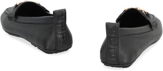 25SS 베르사체 로퍼 10170721A12110 1B00V Black - VERSACE