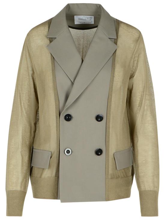 25SS 사카이 수트 자켓 07639550 Green