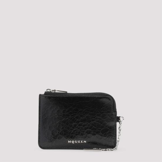 25SS 알렉산더 맥퀸 가죽소품 805064 1AAUE 9769 BLACK CARAMEL