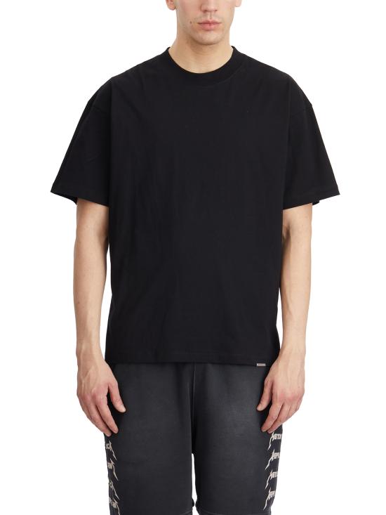 25FW 리프레젠트 반팔 티셔츠 LINM4742001 Black