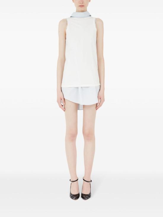 25SS 마르지엘라 민소매 티셔츠 S51NL0046 MTJ027 961 WHITE - MAISON MARGIELA