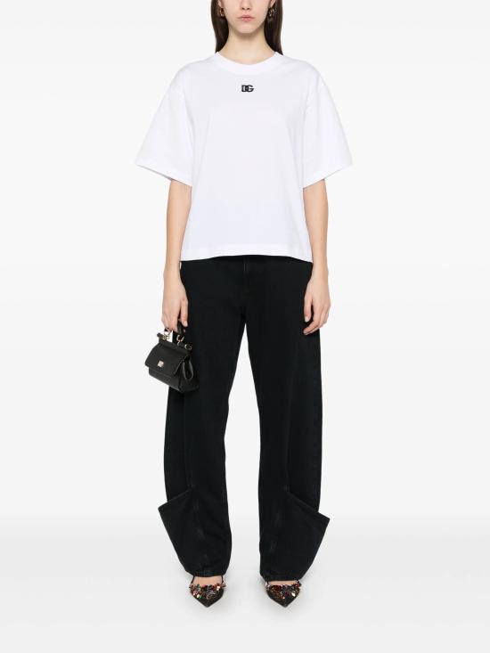 25SS 돌체앤가바나 반팔 티셔츠 F8U10ZGDCYD W0800 White - DOLCE & GABBANA