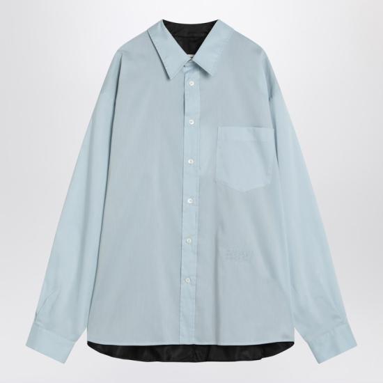 25SS MM6 메종마르지엘라 긴팔 셔츠 SH0DT0022M35043 Light blue