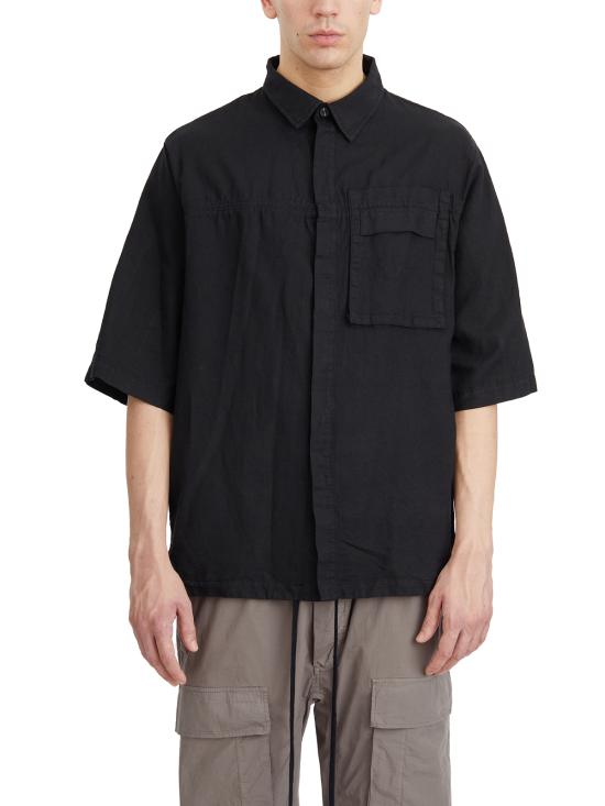 25SS 톰크롬 반팔 셔츠 LMH167BLACK Black