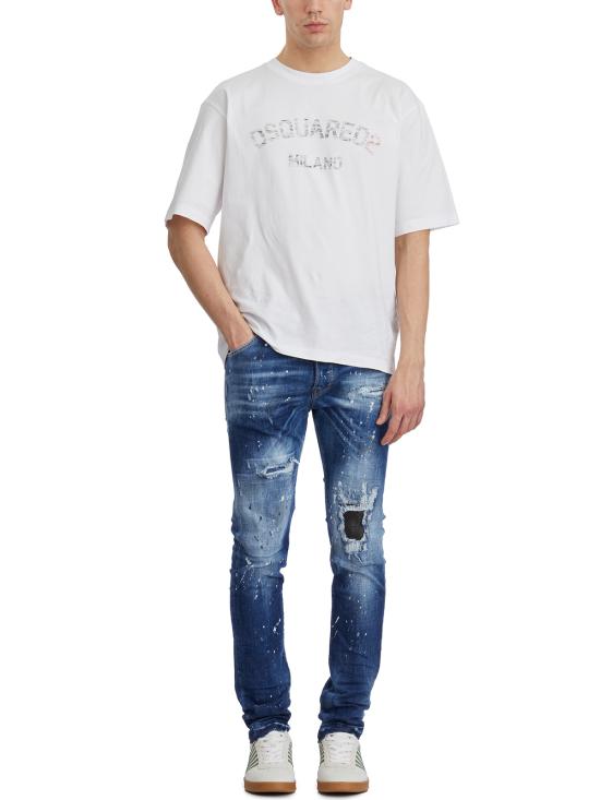 25SS 디스퀘어드2 데님 팬츠 LS74LB1635S30872470 Blue - DSQUARED2