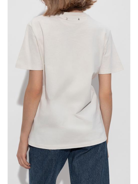 25SS 골든구스 반팔 티셔츠 GWP01220P00188111421 WHITE - GOLDEN GOOSE