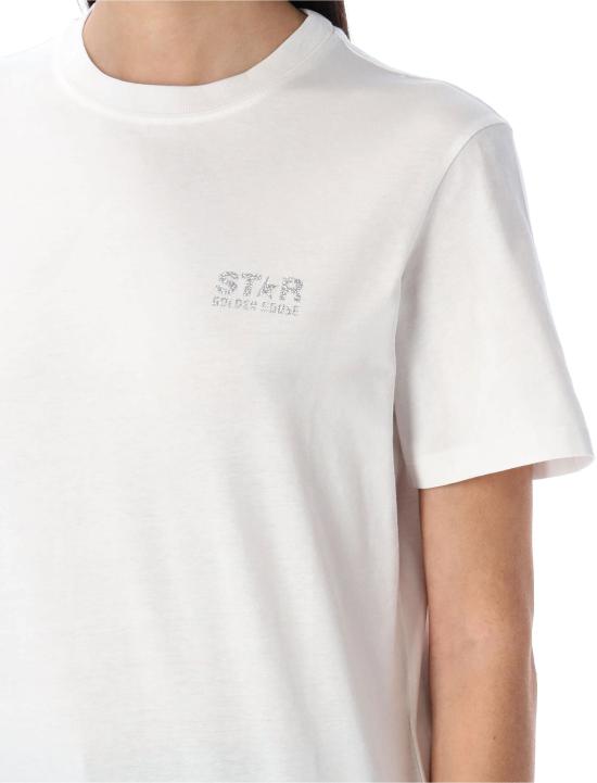 25SS 골든구스 반팔 티셔츠 GWP01220P000880 80185 WHITE - GOLDEN GOOSE