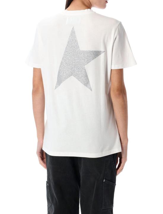 25SS 골든구스 반팔 티셔츠 GWP01220P000880 80185 WHITE - GOLDEN GOOSE