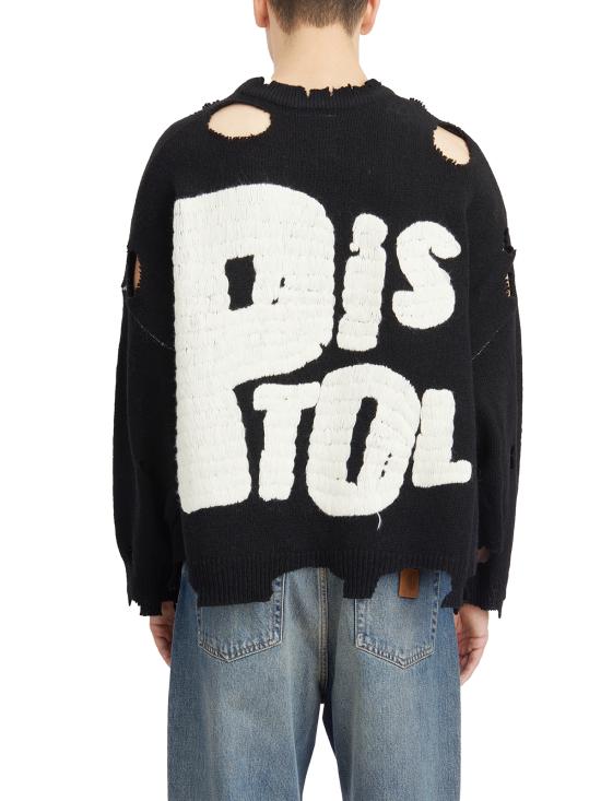 25FW 세인트 미카엘 스웨터 ISMYS10000C24 Black - SAINT MXXXXXX