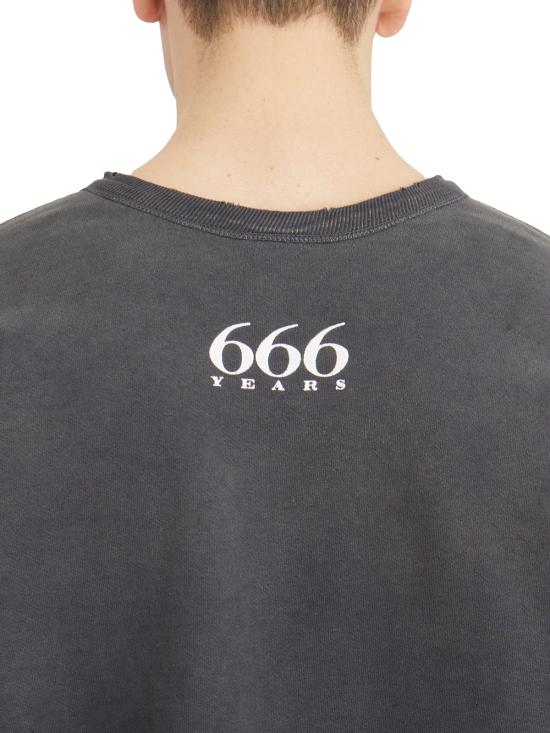 25FW 세인트 미카엘 긴팔 티셔츠 ISMYS10000030 Grey - SAINT MXXXXXX