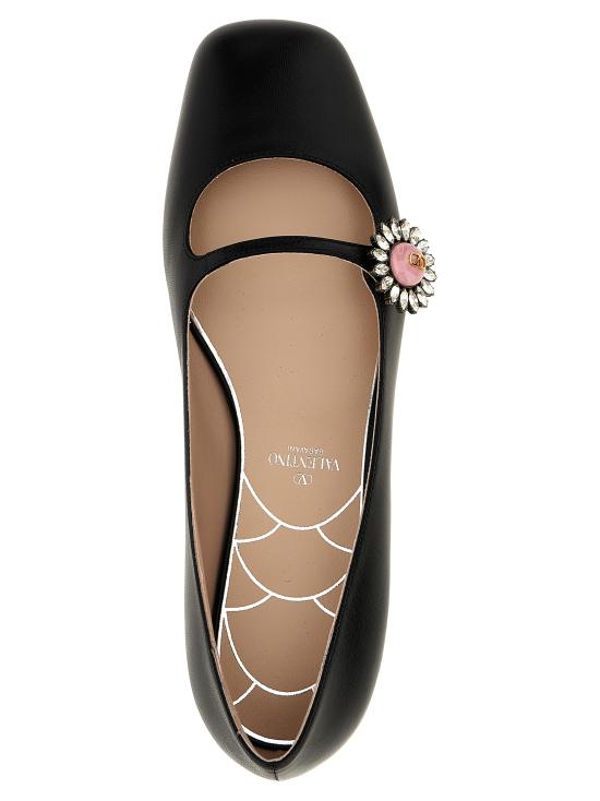 25SS 발렌티노 가라바니 플랫 슈즈 W2S0LL7DHS9TJ Black - VALENTINO GARAVANI