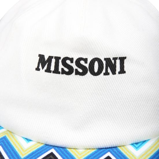 25SS [키즈] 미소니 모자 MW0P07 Z3127 100AZ WHITE - MISSONI