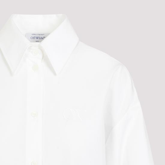  오프화이트 셔츠 OWGE022S24FAB003 0101 WHITE WHIT - OFF WHITE