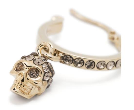 25SS 알렉산더 맥퀸 이어링 550503 J160K7286 Greige - ALEXANDER MCQUEEN