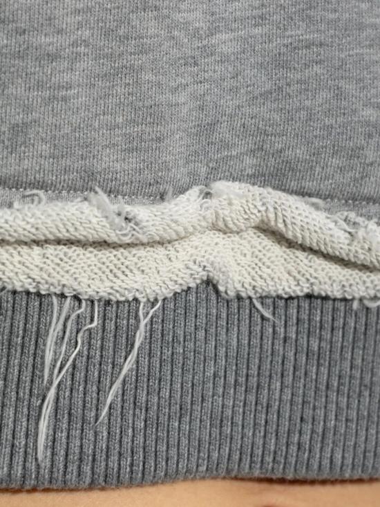 25SS 알렉산더 맥퀸 스웨터 815497 QLAD81015 Grey - ALEXANDER MCQUEEN