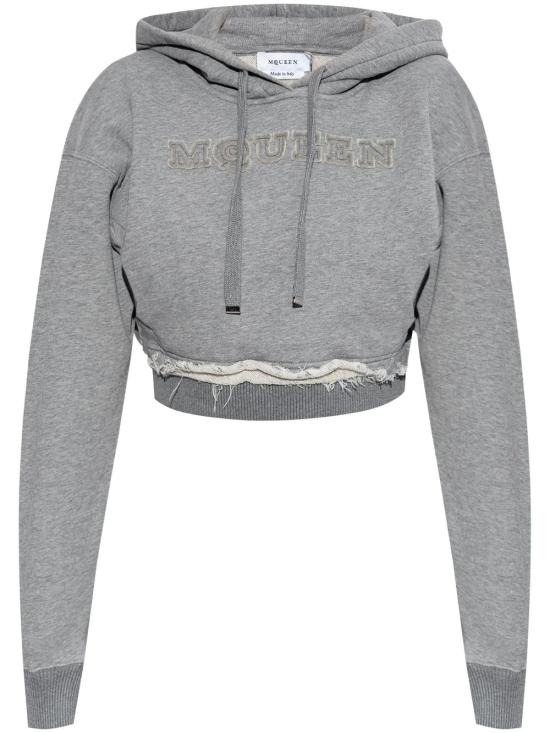 25SS 알렉산더 맥퀸 스웨터 815497 QLAD81015 Grey - ALEXANDER MCQUEEN