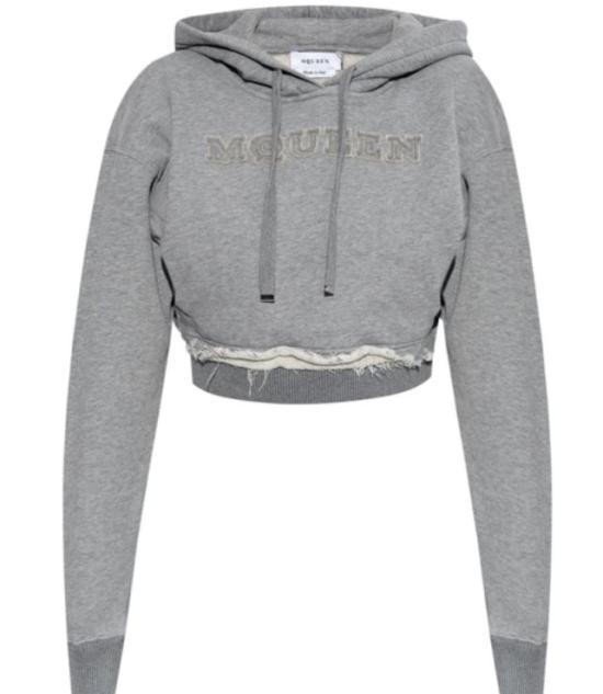 25SS 알렉산더 맥퀸 스웨터 815497 QLAD81015 Grey - ALEXANDER MCQUEEN