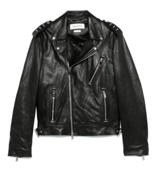 25SS 알렉산더 맥퀸 바이커 자켓 817932 Q5AOW1000 Black - ALEXANDER MCQUEEN