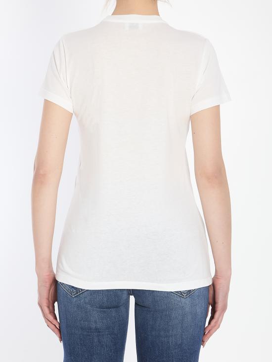  생로랑 반팔 티셔츠 817047 WHITE - SAINT LAURENT