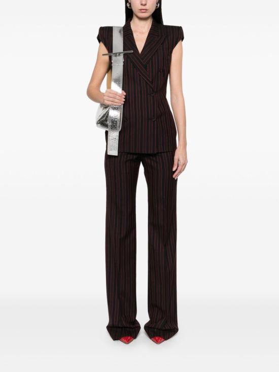 25SS 알렉산더 맥퀸 베스트 818901 QJAEU 1314 NERO E BORDEAUX - ALEXANDER MCQUEEN