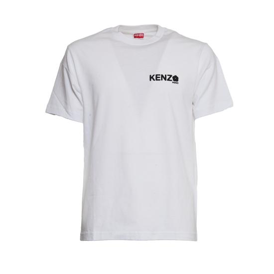 25FW 겐조 반팔 티셔츠 FF55TS4894SG 01 BIANCO