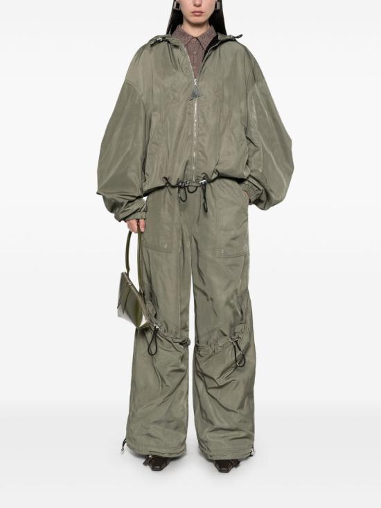 25SS 디 아티코 스트레이트 팬츠 250WCP00255 PLL001AA828 Military green - THE ATTICO