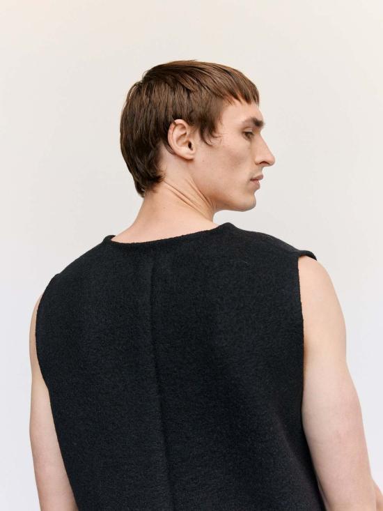  리에르 베스트 펠티드 워커 탑 블랙 - RIER