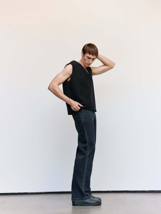  리에르 베스트 펠티드 워커 탑 블랙 - RIER