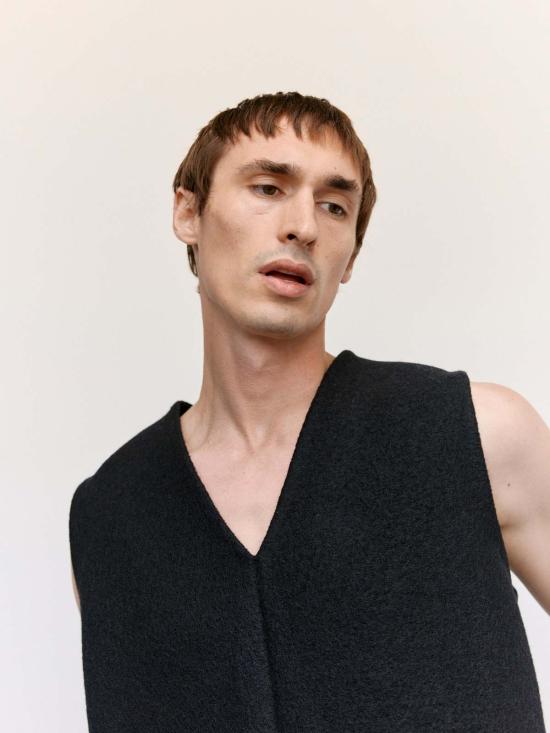  리에르 베스트 펠티드 워커 탑 블랙 - RIER