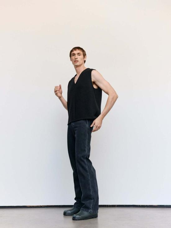  리에르 베스트 펠티드 워커 탑 블랙 - RIER