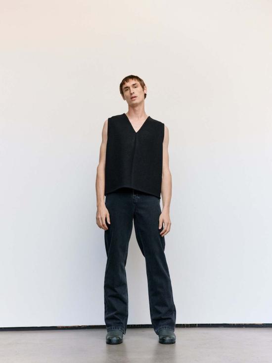  리에르 베스트 펠티드 워커 탑 블랙 - RIER