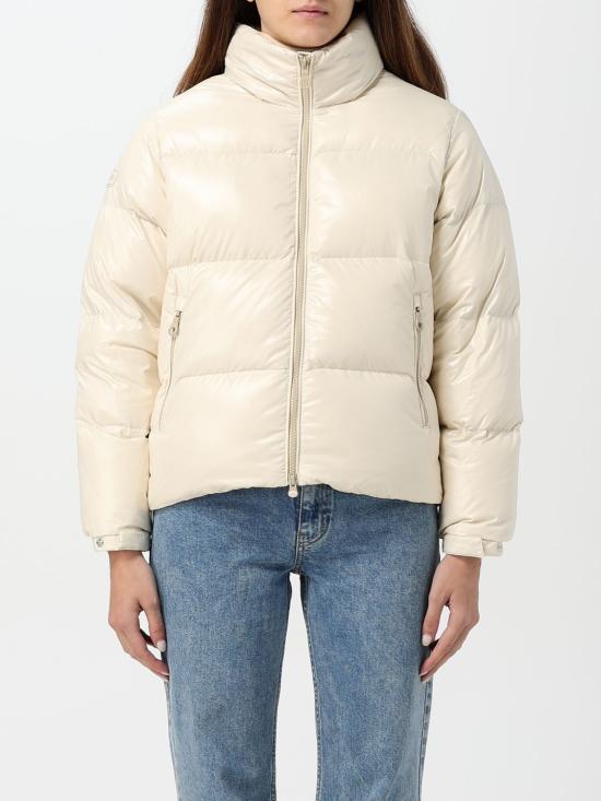  듀베티카 디마 로고 패치 다운 자켓 VDDJ11546K0001CRS CREAM DOM