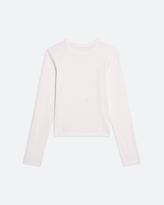  헬무트랭 긴팔 티셔츠 O06HW507100 WHITE DOM