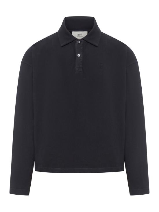  아미 폴로 티셔츠 UPL340JE0092001 BLACK DOM