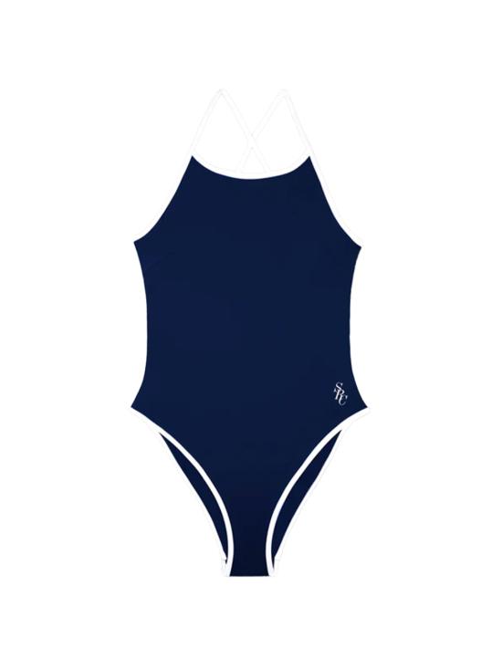  스포티앤리치 숏 원피스 SM006S408SN NAVY WHITE DOM