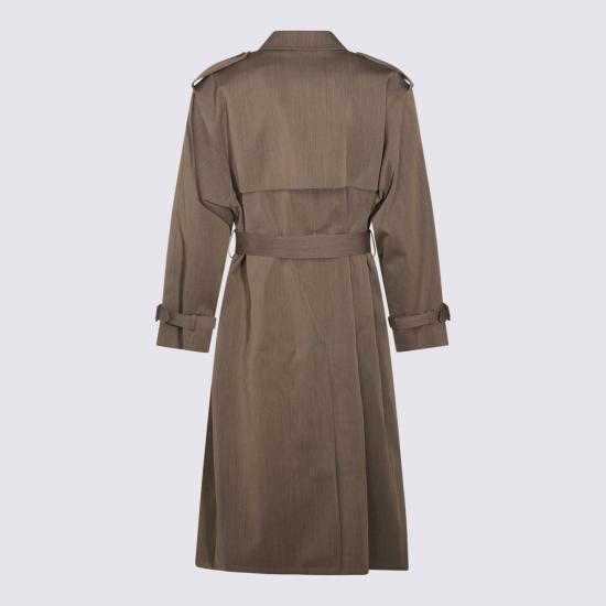  오라리 코트 A24AC01YG OLIVE BROWN DOM - AURALEE