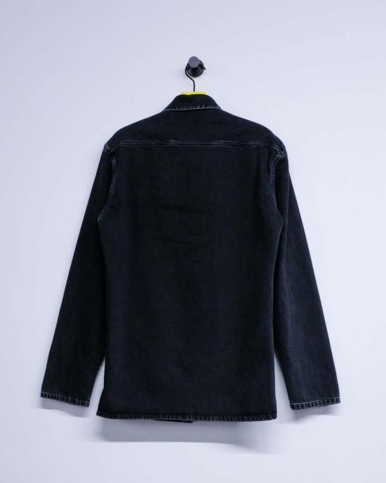  리에르 긴팔 셔츠 라이어 워시드 데님  앤트라사이트 - RIER