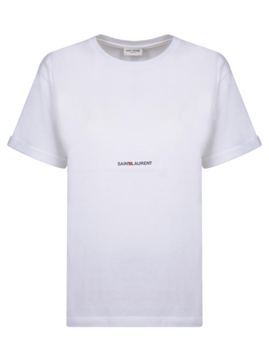 26FW 생로랑 반팔 티셔츠 460876 YB2DQ 9000 White