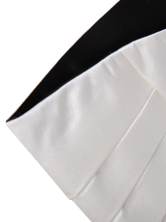 24FW 돌체앤가바나 패브릭 벨트 GR205E G3UBG W0001 White - DOLCE & GABBANA