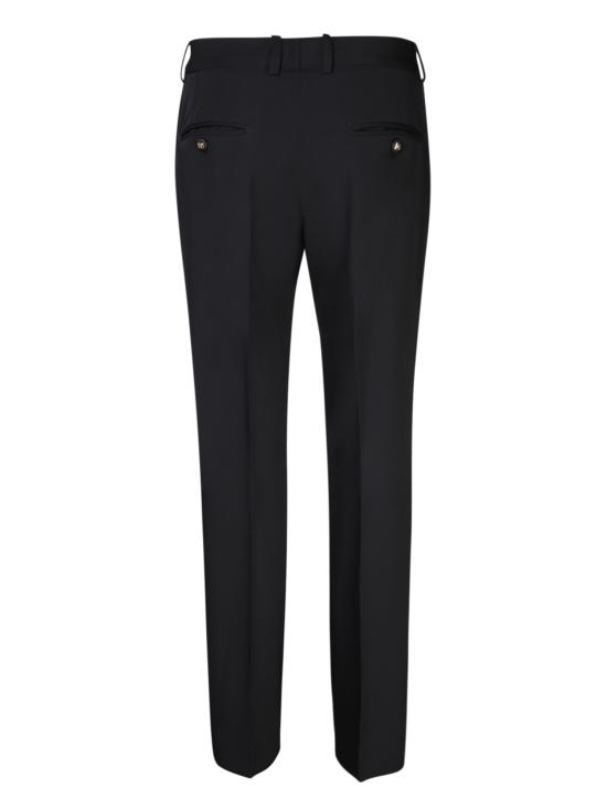 24FW 돌체앤가바나 스트레이트 팬츠 FT0CXT FUBGB N0000 Black - DOLCE & GABBANA