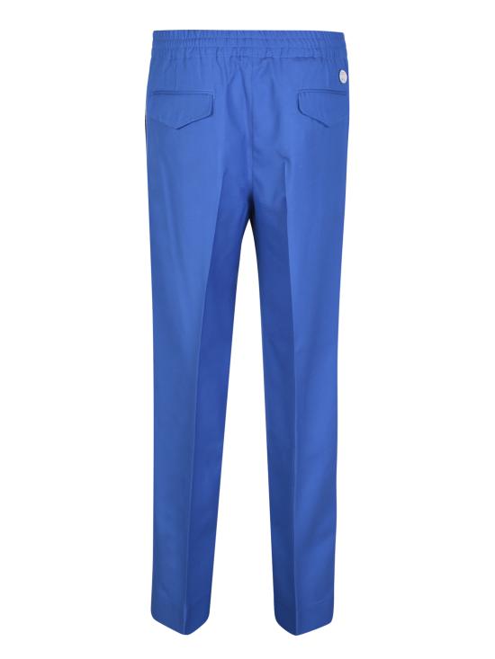 24FW 구찌 인터로킹 GG 로고 울 모헤어 블렌드 수트 팬츠 742766 Z8BI7 4031 Blue - GUCCI