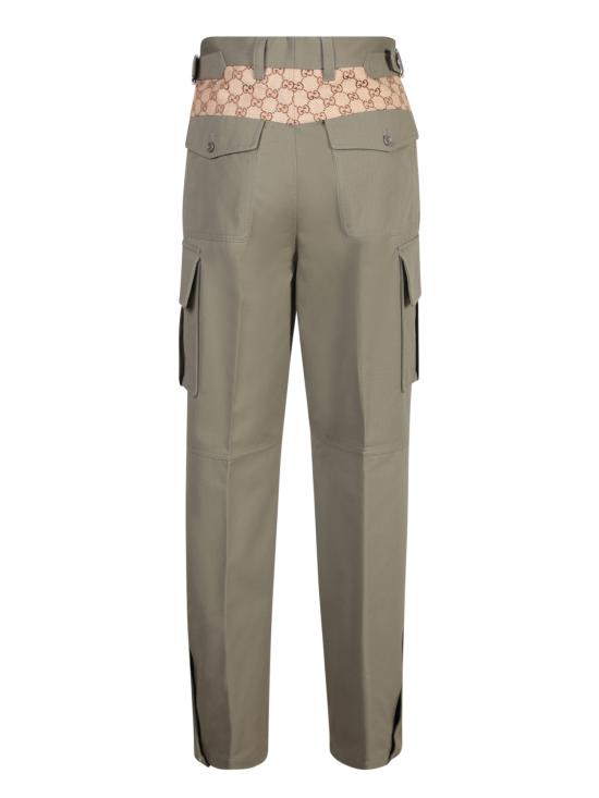 24FW 구찌 코튼 카고 트라우저 751436 ZANW6 3550 Green - GUCCI