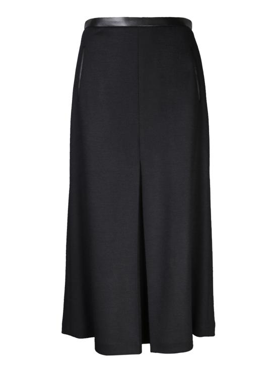 24FW 생로랑 롱 스커트 754542 Y3B03 1000 Black