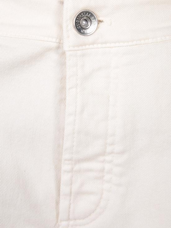 26SS 브루넬로 쿠치넬리 라이트웨이트 데님 팬츠 M277PD3210 C6094 White - BRUNELLO CUCINELLI