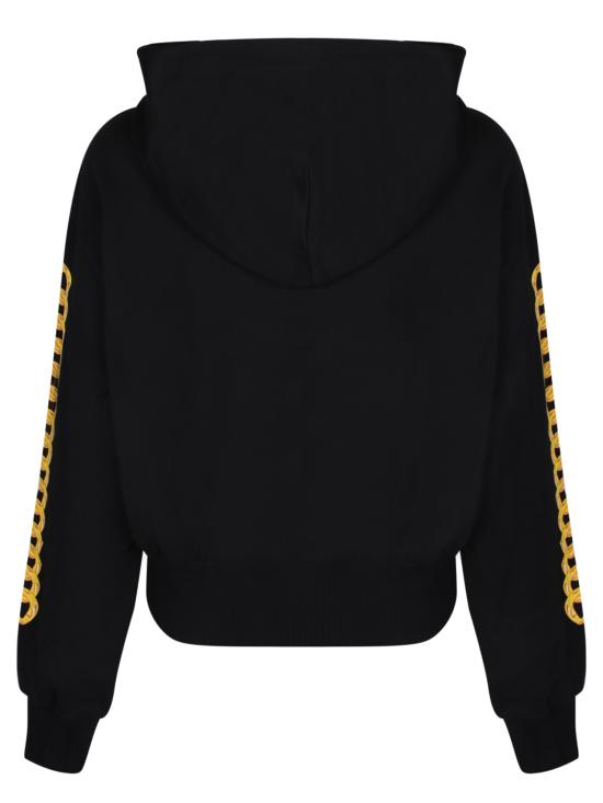 24FW 베르사체 긴팔 티셔츠 75HAIF01 CF01F G89 Black - VERSACE